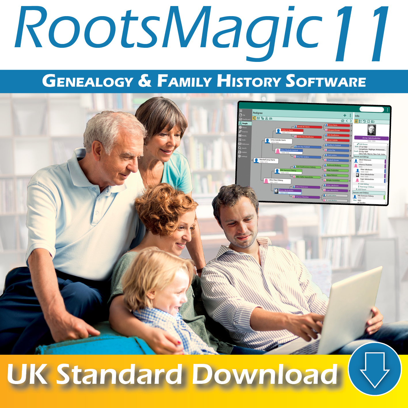 RootsMagic 11 UK Standard