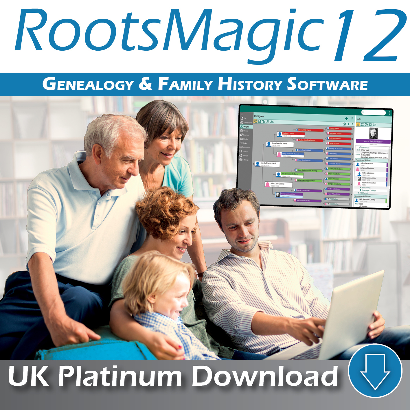 RootsMagic 12 UK Platinum